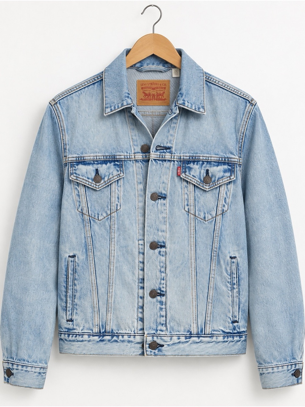 Levi’s Blue Denim Vintage Fit Trucker Jacket – Men’s Medium